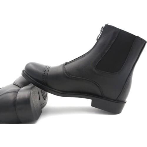 Aoud Saddley Horse Riding Boots Winter Thicken Warmth Equestrian Boots Full Leather High Quality Zipper Shoes For Unisex