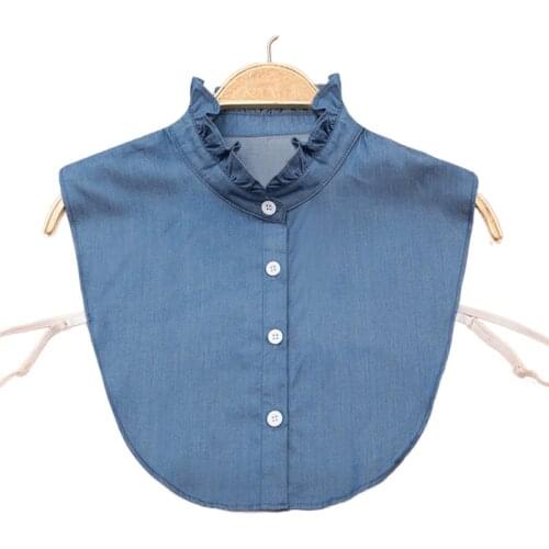 Detachable Collars Women Men Clothes Necklace Collier femme Shirt Fake Sweater pearl necktie collar shirt detachable peter pan