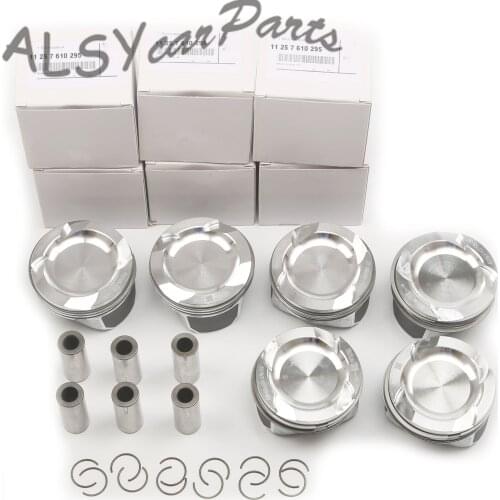 Engine STD Pin 20MM Piston & Rings Assembly 11257610295 For BMW E90 335i F02 740Li Z4 E89 sDrive35i X6 E71 xDrive35i N54B30 3.0T