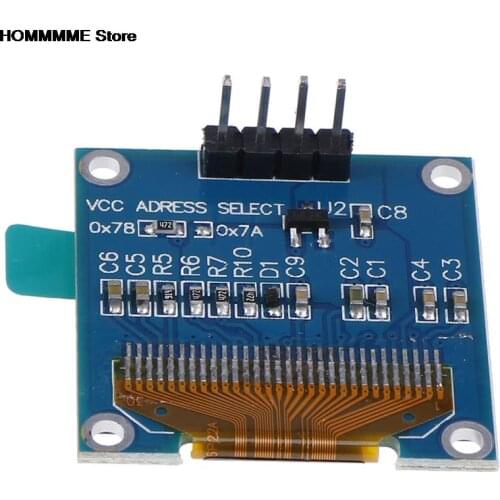SSD1306 White 128X64 OLED LCD LED Display Module For Arduino 0.96" I2C IIC Serial 4 pins 3V ~ 5V DC 1/64 Duty New