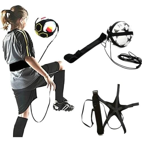 Single Player Soccer Trainers Football Training Belts Adjustable Auxiliary Practice Straps Kids Adults Soccer Trainers