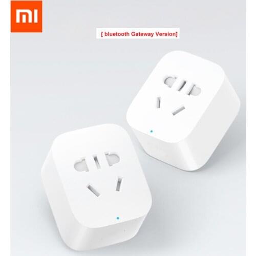 Xiaomi Mi Smart Socket Plug bluetooth gateway Version WiFi Remote Control Work With Xiaomi Smart Home Mijia Mi home APP