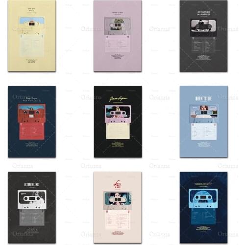 Heard It In A Past Life / Maggie Rogers / / Retro Cassette Style Poster / Wall Art Modern Home Decor Canvas Prints Unique Gift