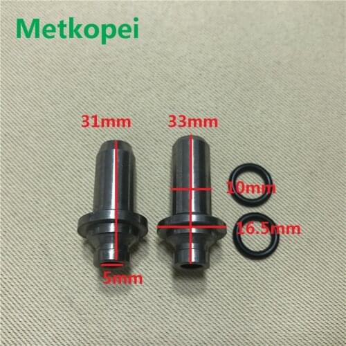 Motorcycle JH70 5mm engine valve stem intake exhaust stem guide duct catheter for Jialing 70cc JH 70 spare parts