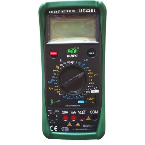 Duoyi DY2201 High-precision Digital Car Multimeter Multi-function Maintenance Automatic Auto Repair Electrician Universal Meter