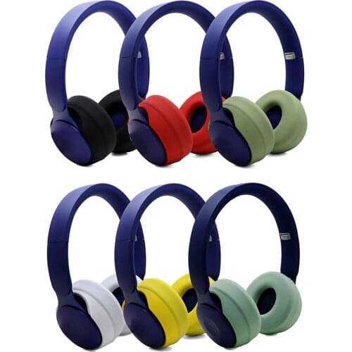 Protective Silicone Case Sweatproof Scratchproof Reusable Washable Cover Skin for Beats Solo 4.0 4 Pro Wireless Headphones