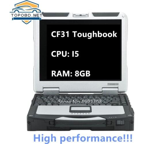 2021 Used Toughbook CF31 laptop with I5 3320 8G RAM Panasonic laptop with SSD can work with alldata mb Star C3/C4/C5/C6 ICOM