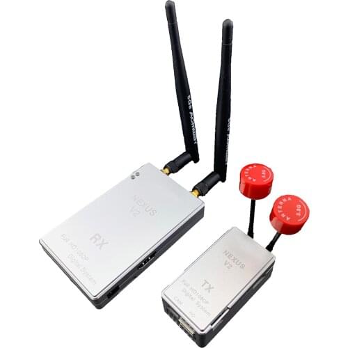 Audio Video Link 1080P 60FPS Delay 30ms Nexus V2 RX TX Transmitter Receiver For FPV RC Drone