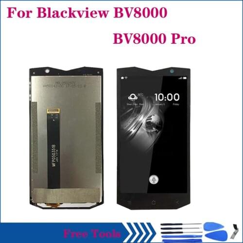 Original For Blackview BV8000 LCD display Touch Screen Digitizer Kit for Blackview BV8000 Pro BV 8000 LCD Phone Accessories