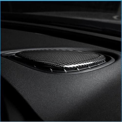 For MINI ONE COOPER F54 F55 F56 F57 Carbon FiberDashboard Center Console Air Outlet Decoration Sticker Car Interior Accessories