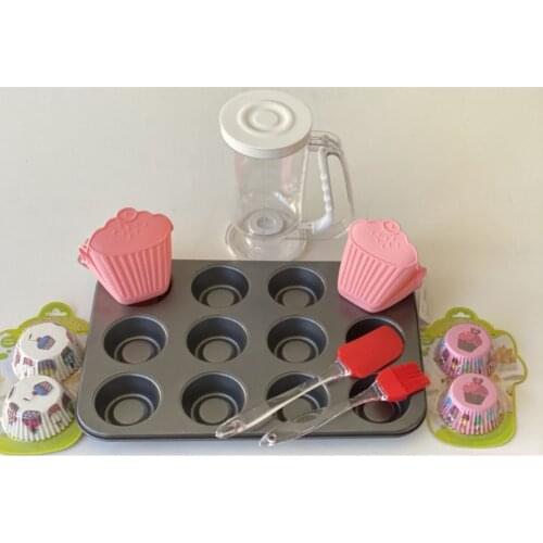 Economic 8'li Pan Cake Set (dough Porsiyonlayıcı And Cake Mold)