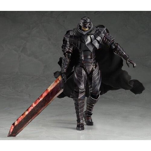 Berserk Black Swordman PVC Action Figure Figma 410 Anime Berserk Black Swordman Model Toys Figurine