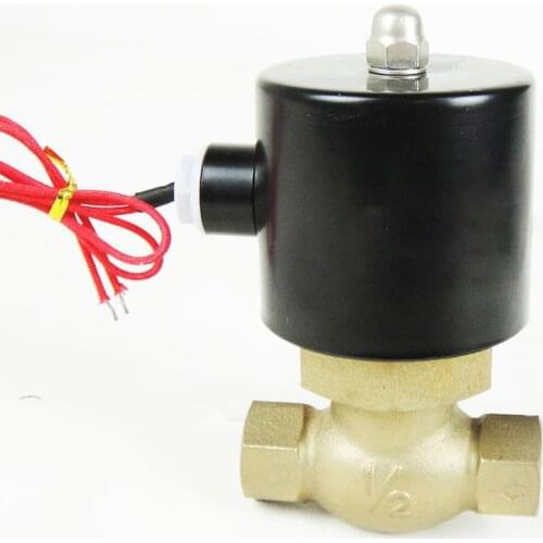 Solenoid steam valve brass body US 2L model normally closed