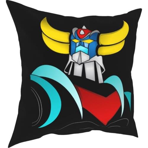 Grendizer Goldorak Pillowcase Home Decorative Mazinger Z Anime Robot Cushions Throw Pillow for Living Room Double-sided Printing