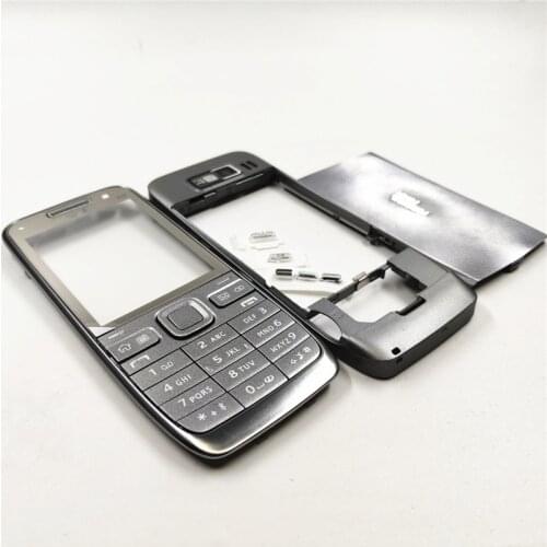 Good quality Original For Nokia E52 Housing Front Frame Battery Back Cover With English And Russian Keypad+Logo