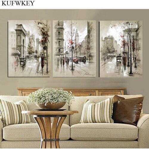 European city Painting 5d DIY Diamond Painting Cross Stitch Kit Full Diamond Embroidery Diamond Mosaic Needlework Multi-pictures