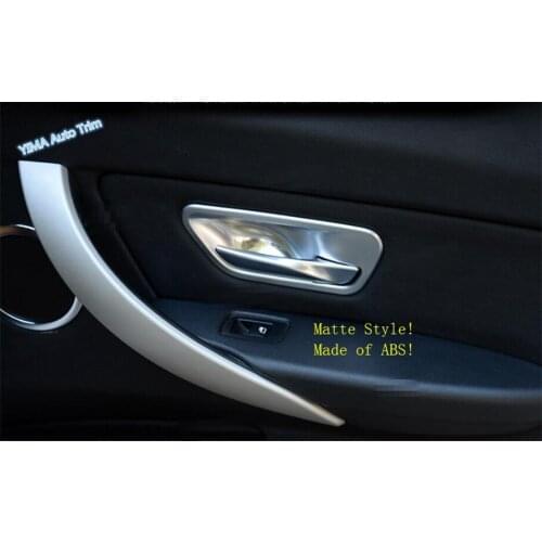 Lapetus For BMW 3 4 Series f30 f32 f35 316i 318i 320li 2013 - 2018 ABS Auto Styling Inner Car Door Handle Bowl Frame Cover Trim
