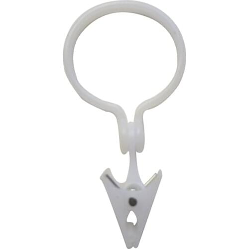 Simple plastic curtain buckle curtain clip curtain ring rod dual small clip