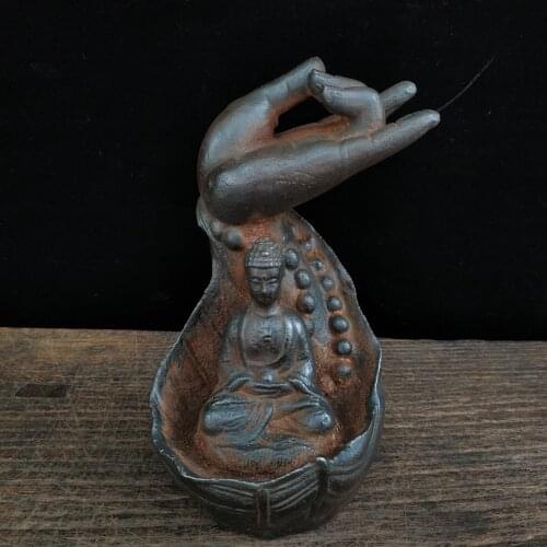 Rare old Iron Buddha Statue of Guanyin