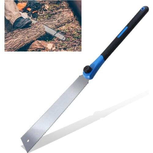 Double Edge Hand Saw 65MN Pruning Saws Garden Carpenter Woodworking Tools Hand Tools Japanese Style Woodworking Double Sided Saw