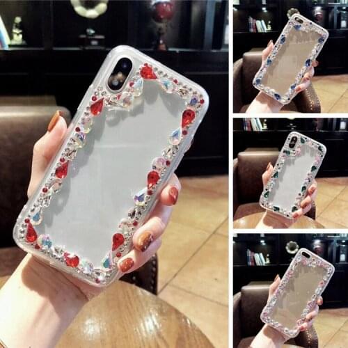 Sunjolly for Samsung Galaxy Note 20 Case Note 8 Note 9 Note 10 Plus Lite Note 20 Ultra Phone Case Diamond Cover coque