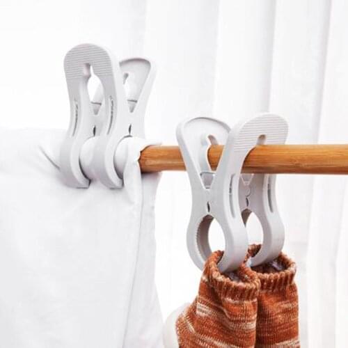 Thicken Double Teeth Clips Windproof Pegs Fixed Large Clamp Clothes Beach Towel Home Drying Racks Folding Clothes Dryer Hanger