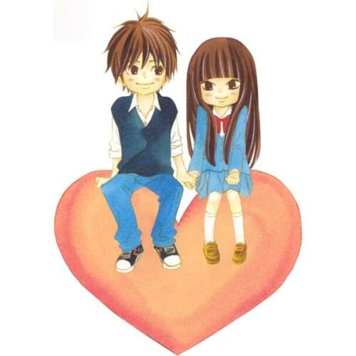 Personality Kimi Ni Todoke Vinyl Car Stickers Anime DIY Motorcycle Helmet Accessories Scratch-proof Decal Apply To Car Window