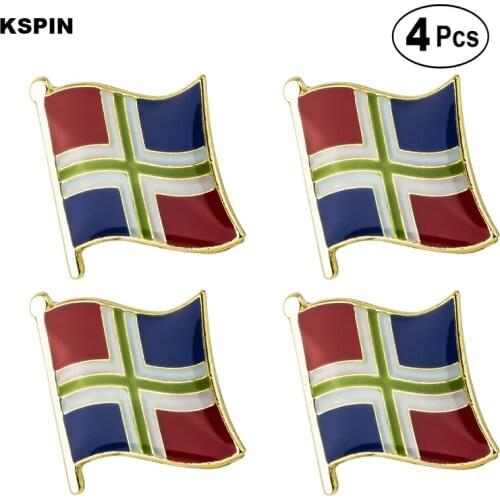 Groningen Brooches Lapel Pin Flag badge Brooch Pins Badges 4pcs