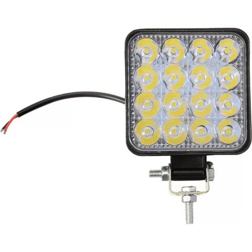 1pc 48W LED Work Light LED Spot Beam Square Work Lights Lamp 4WD 12V 24V Work Light Universal for Tractor SUV Truck