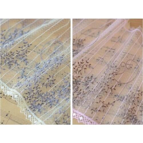 10meters Embroidered Pink Purple Beige Yellow Lace Trim Underwear Bra 16.5cm Width Sewing Material Fabric