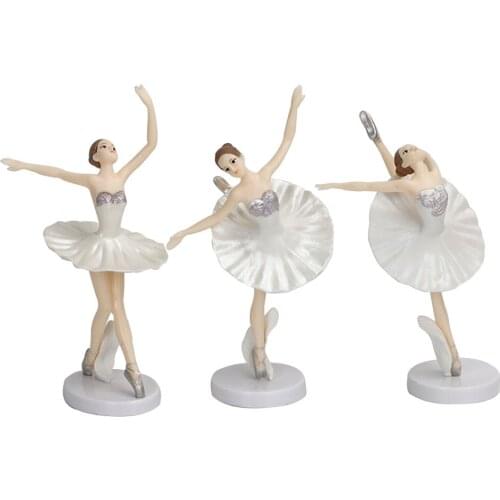 3x European Style Dancing Ballet Girls Figures Statue Desktop Decoration Wedding Gifts Display Decor