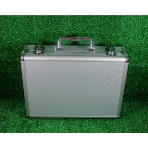 Aluminum plate FTTH cold junction toolbox fiber network hardware tool box empty has black and silver optional