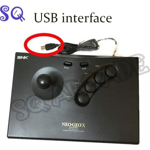 NEOGEO X Arcade Stick, USB Arcade Stick for NEOGEOX, PC, MAC, STEAM and Raspberry PI System