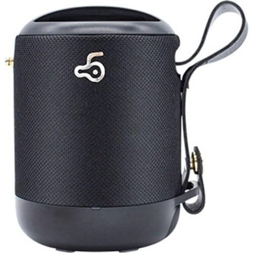 Portable Bluetooth Speaker With Strap 3D Stereo Audio Wireless Support TWS Pairing TF Card FM Radio HiFi Outdoor Mini Speakers