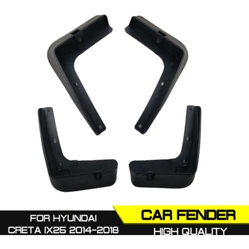 Car Front Rear Car Mudguards Fender Flares Mud Guard Flap Anti Splash Mudflaps for HYUNDAI CRETA ix25 2014 2015 2016 2018-2019