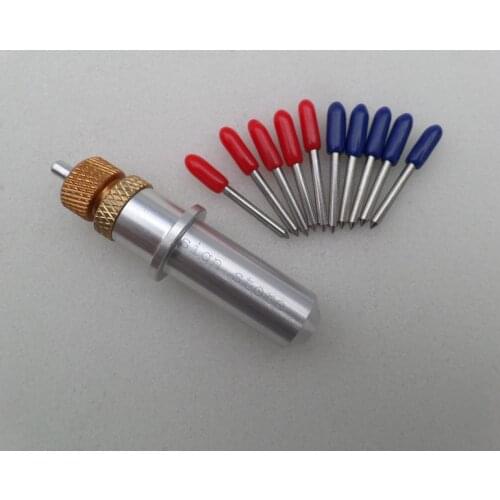 Gcc Sign pal Vinyl Cutter Blade Holder + 5 pcs 45 + 5 pcs 60 Degree Roland Liyu Signcut Vinyl Cutter Blades