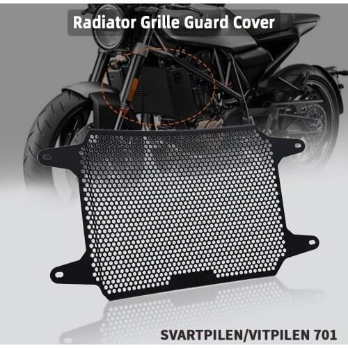 For Husqvarna Vitpilen 701 2018 2019 2020 2021 Radiator Grille Guard Cover Fuel Tank Protection Net Svartpilen 701 2019 -2021