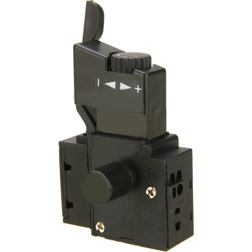 AC 250V Adjustable Speed Trigger Switch FA2-6/1BEK Lock on Power Electric Drill Speed Control Trigger Button Switch 41*16*74mm