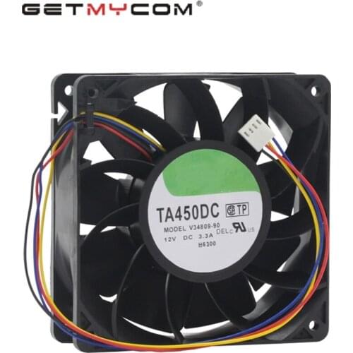 Getmycom Original TA450DC 12CM 12038 12V 3.3A Quality Assurance Cooling Fan heat radiation Cooling fan