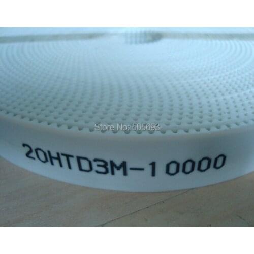 HTD3M PU Open Timing width 20mm Belt