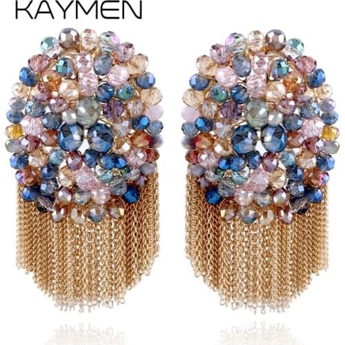 Серьги с камнями KAYMEN JEWELRY China At AliExpress
