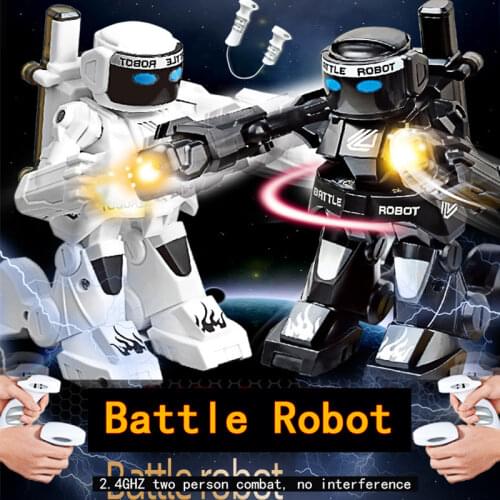To Fighting Kids RC Robot Toy Robots for Boy Cool Stuff Funny Electric Toys Children Sensory Remote Control Robotic Fight Boxing