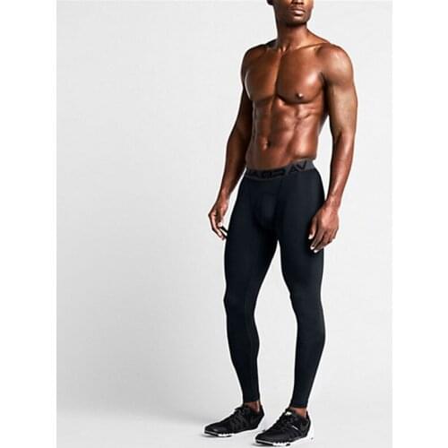 Outdoor Men running Tights pant elastic Compression Pant Gym Fitness Trousers basketball Jogging Leggings New Training Sweatpant