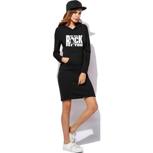 We Will Rock You Women Dress Queen Rock Band Sexy Dress Women Bodycon Dresses