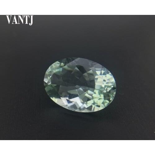 Vantj Real Natural Green Amethyst Loose Gemstone Birdnest Oval Cut For Silver Gold Ring Mounting Fine Jewelry Women Party Gift