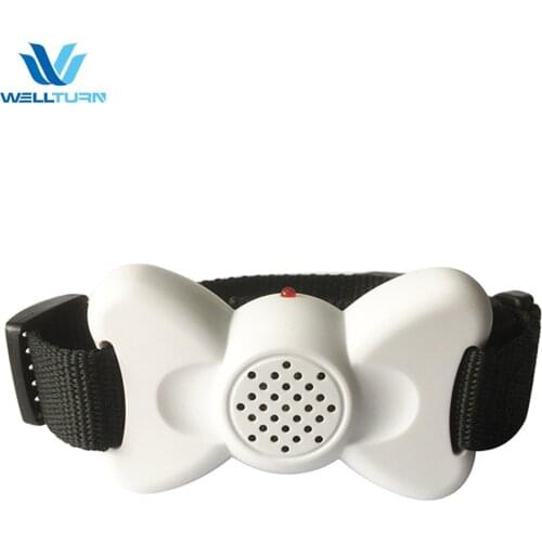 No Electric Knuckle Bark Stopper Sound Acoustic Shaker Bow Knot Bark Stopper Dog Tracer Sound Vibration Collar