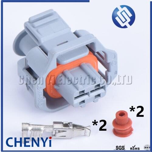 1set 2 Pin gray female 1928403874 1928404226 Diesel Fuel Common Rail Injector Plug Crankshaft Sensor Socket 1928403698
