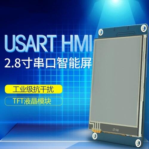 2.8 inch USART HMI with font picture TFT touch LCD screen module serial screen serial port driver TJC3224t028_011RN