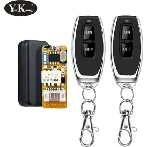 3.7v4.5v6v9v12v Wireless Circuit Breaker Remote Control Switch mini Wireless Relay Contact ASK Learning Code Smart Home Receiver