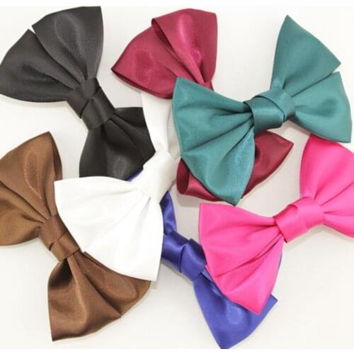 30 Pieces/lot Mix Colors Long 10cm Hair Clips for Women Fashion Solid Ribbon Headband Hair Accessories Hair Pins
